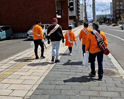 旭川市ゴミポイ捨て禁止運動